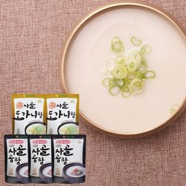 [Gosam Nonghyup] Good guys Gosam Nonghyup Hanwoo 100% thick bone soup 3 pack + crucible soup 2 pack_100% Korean beef, complementary food, Korean beef tendon_ Made in Korea